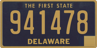 DE license plate 941478
