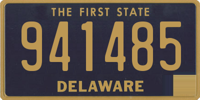 DE license plate 941485