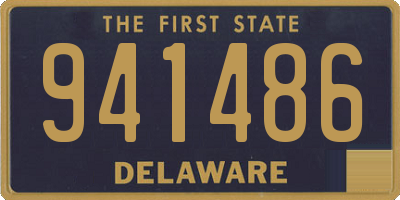 DE license plate 941486