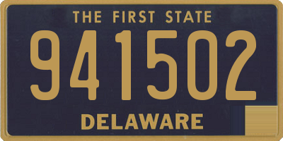 DE license plate 941502