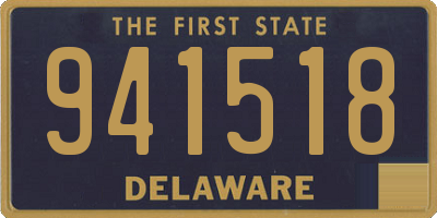 DE license plate 941518