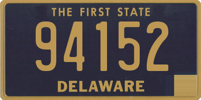 DE license plate 94152