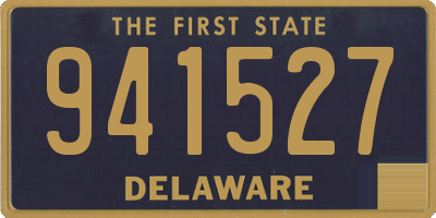 DE license plate 941527
