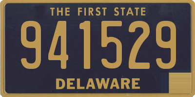 DE license plate 941529