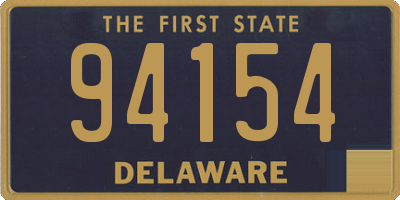 DE license plate 94154