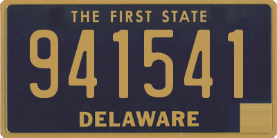 DE license plate 941541