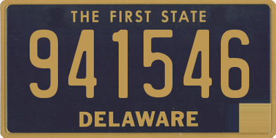 DE license plate 941546