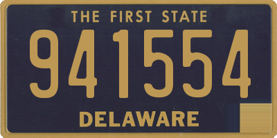DE license plate 941554