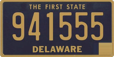 DE license plate 941555
