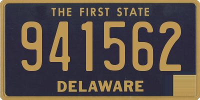 DE license plate 941562