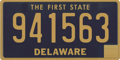 DE license plate 941563