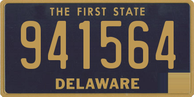 DE license plate 941564