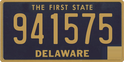 DE license plate 941575