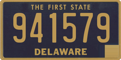 DE license plate 941579
