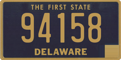 DE license plate 94158