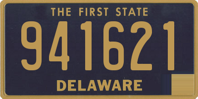 DE license plate 941621