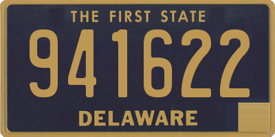 DE license plate 941622