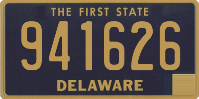 DE license plate 941626