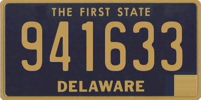 DE license plate 941633
