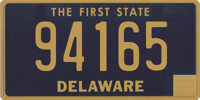 DE license plate 94165