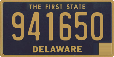 DE license plate 941650
