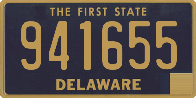 DE license plate 941655
