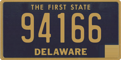 DE license plate 94166