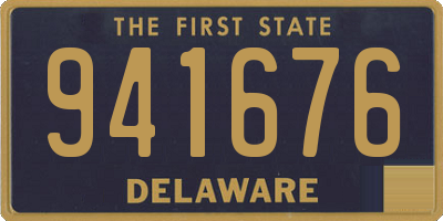 DE license plate 941676