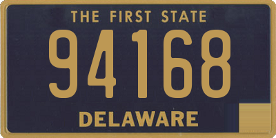 DE license plate 94168