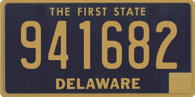 DE license plate 941682