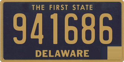 DE license plate 941686