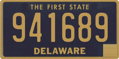 DE license plate 941689