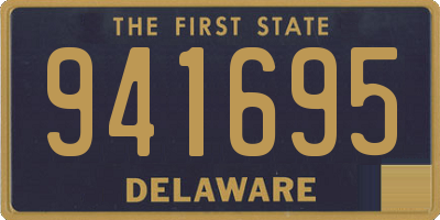 DE license plate 941695
