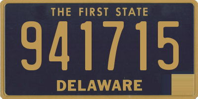 DE license plate 941715