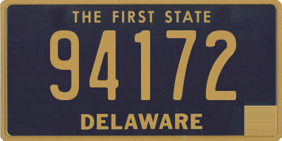 DE license plate 94172