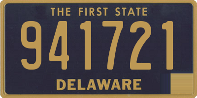 DE license plate 941721
