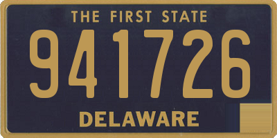DE license plate 941726