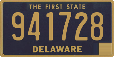 DE license plate 941728