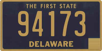 DE license plate 94173
