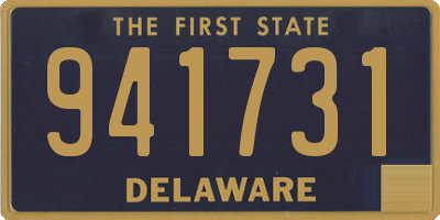 DE license plate 941731