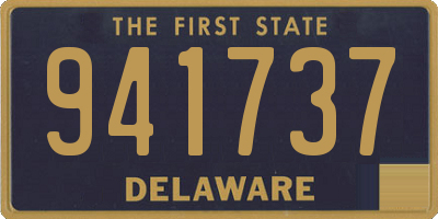DE license plate 941737