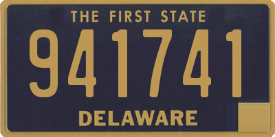 DE license plate 941741