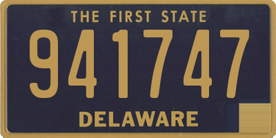 DE license plate 941747