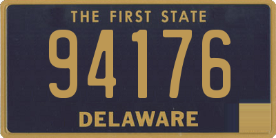 DE license plate 94176