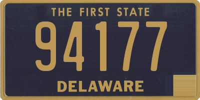 DE license plate 94177