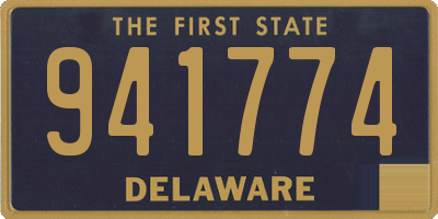 DE license plate 941774