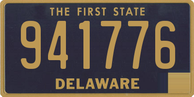 DE license plate 941776