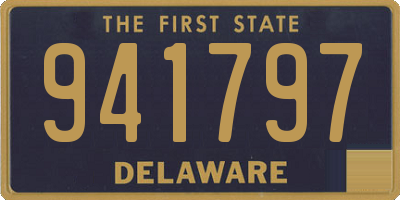 DE license plate 941797
