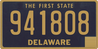 DE license plate 941808