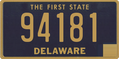 DE license plate 94181